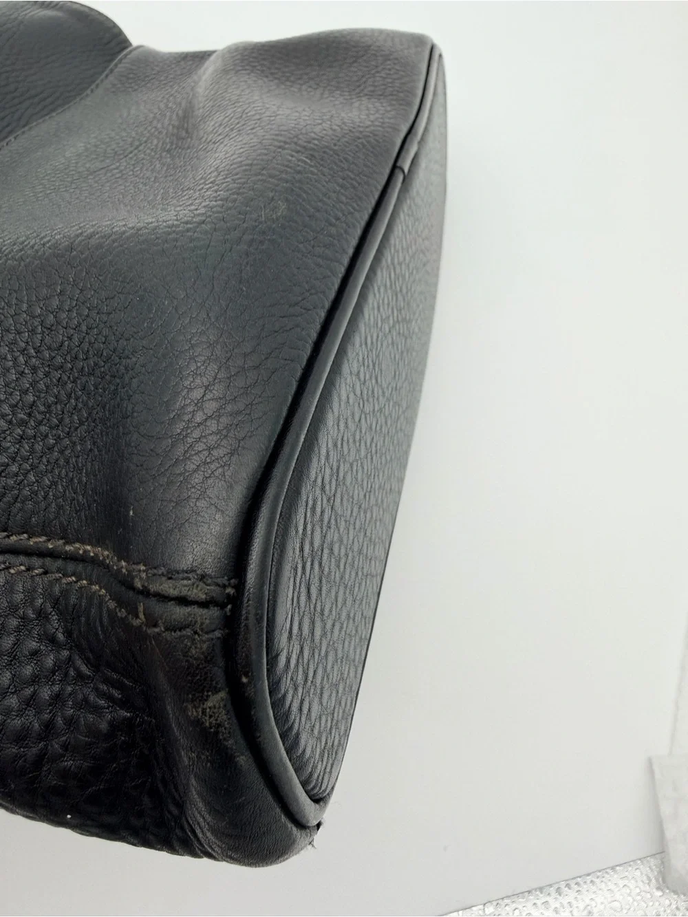 Coach Black Sonoma Flap Pebbled Leather Brass Hardware style J7E-4828